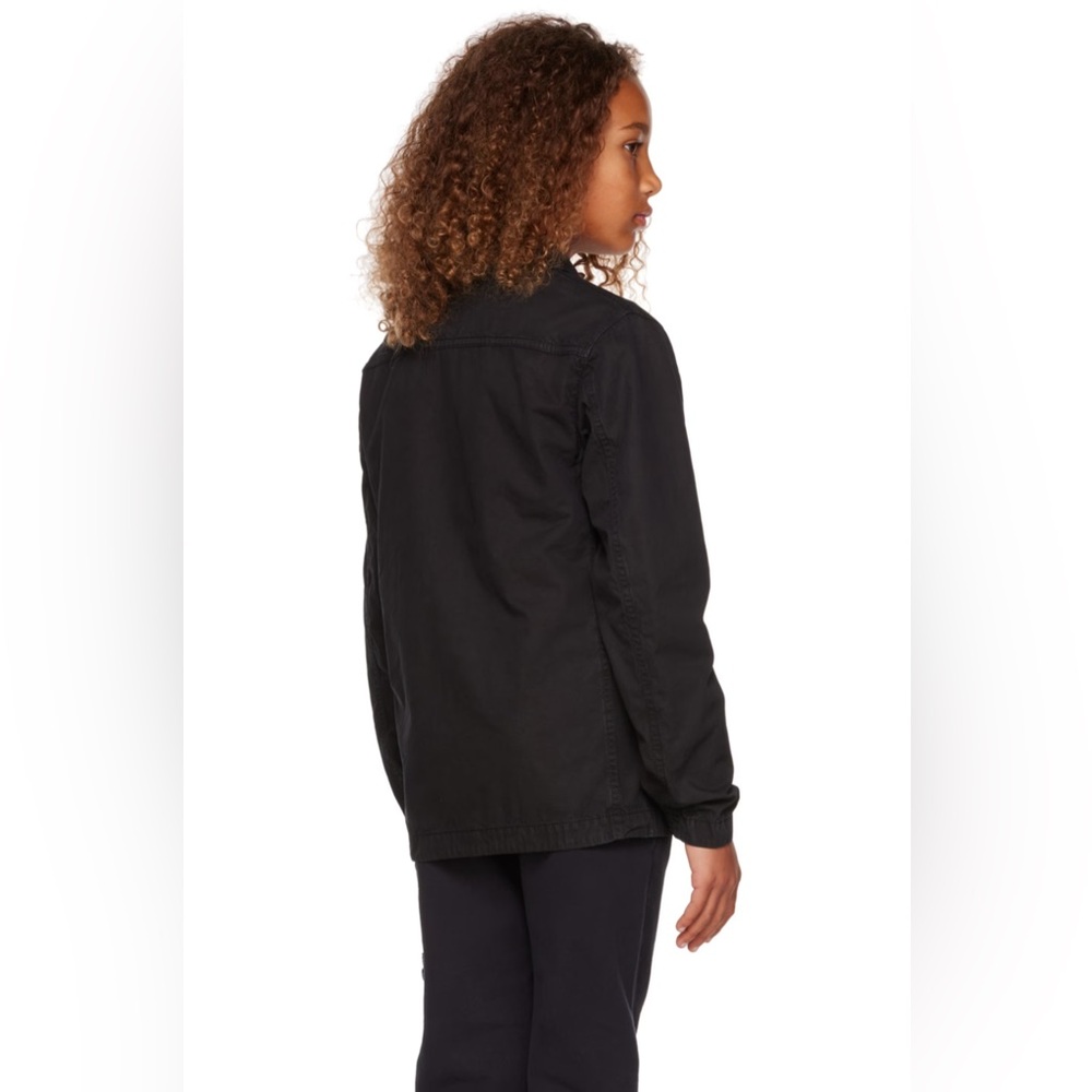 NWT Stone Island Junior Kids Black Cotton Jacket Size 12Y - Picture 4 of 16
